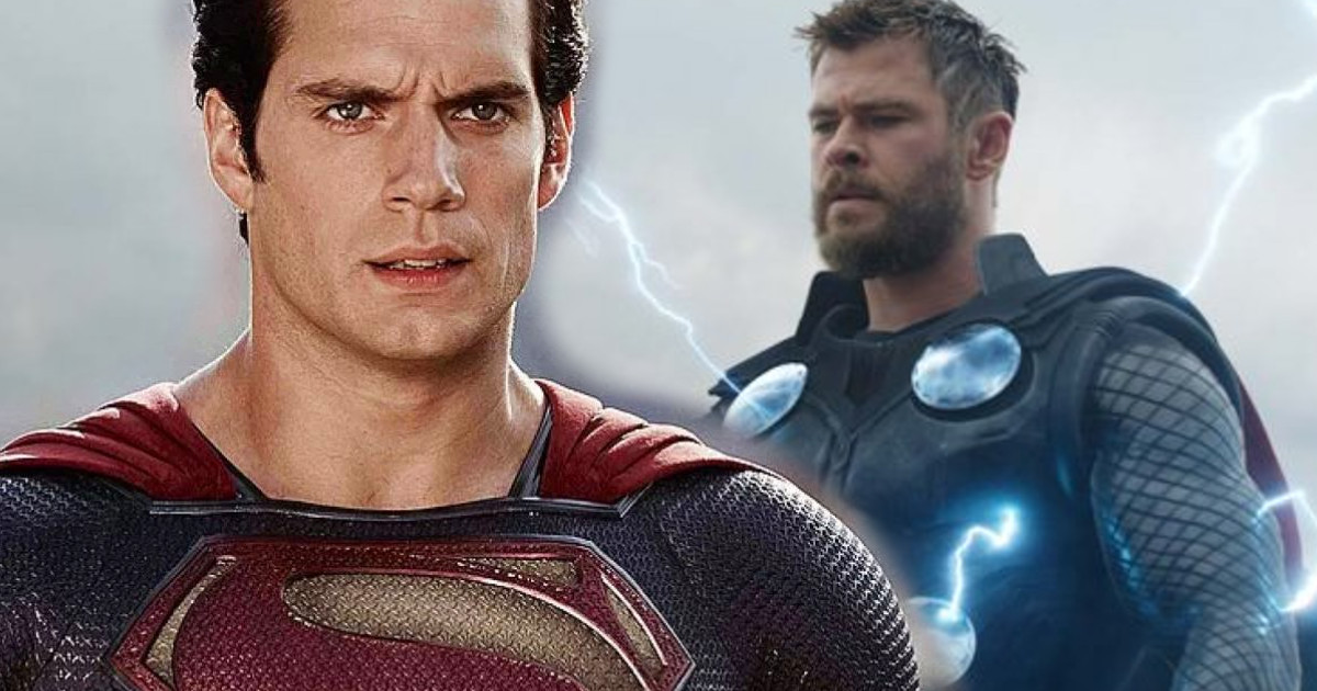 Henry Cavill Superman Hammers Chris Hemsworth Thor In Poll
