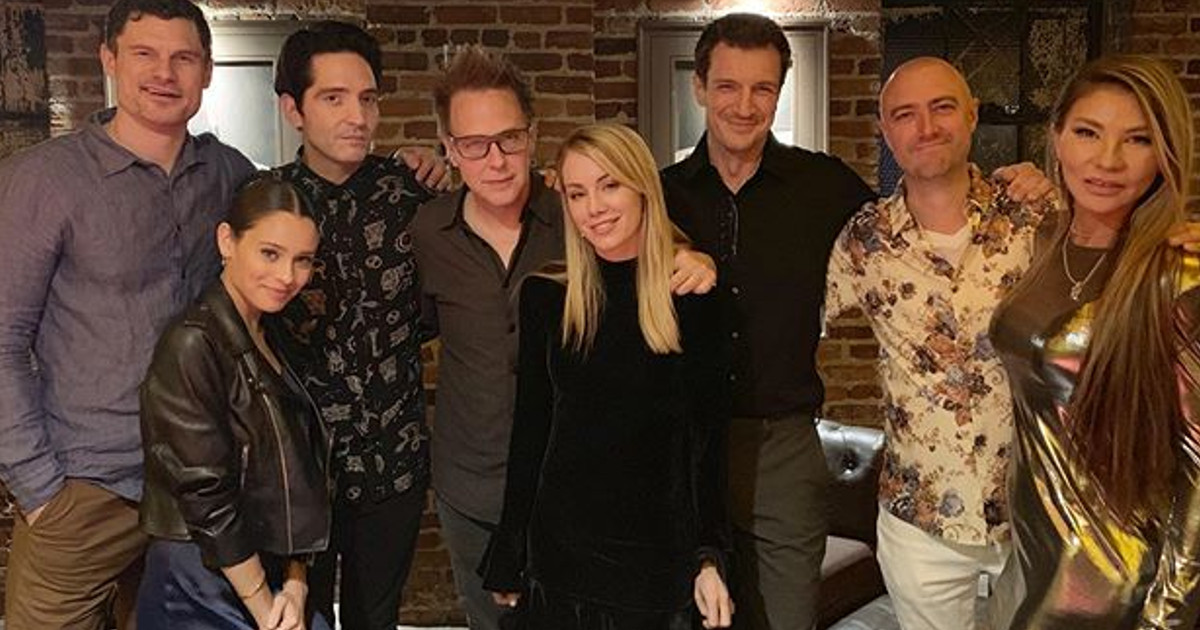 James Gunn Hangs Out With Suicide Squad Cast