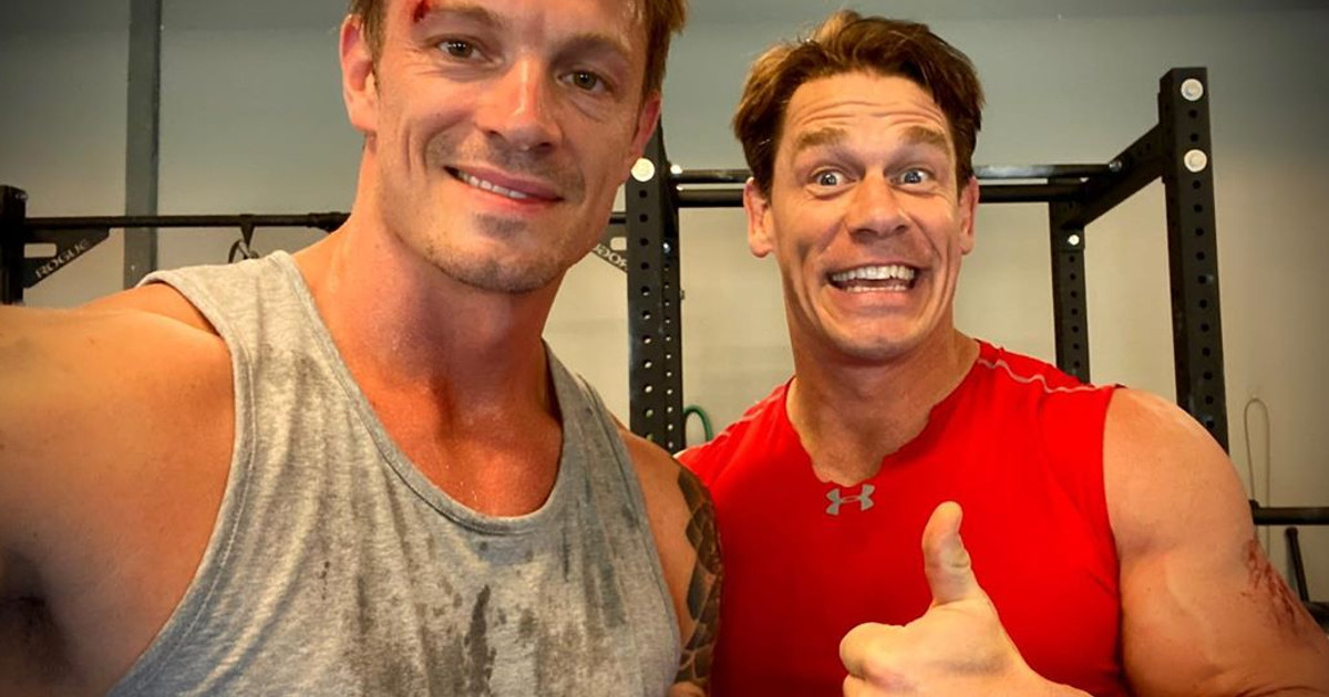 Joel Kinnaman Trains With John Cena For The Suicide Squad