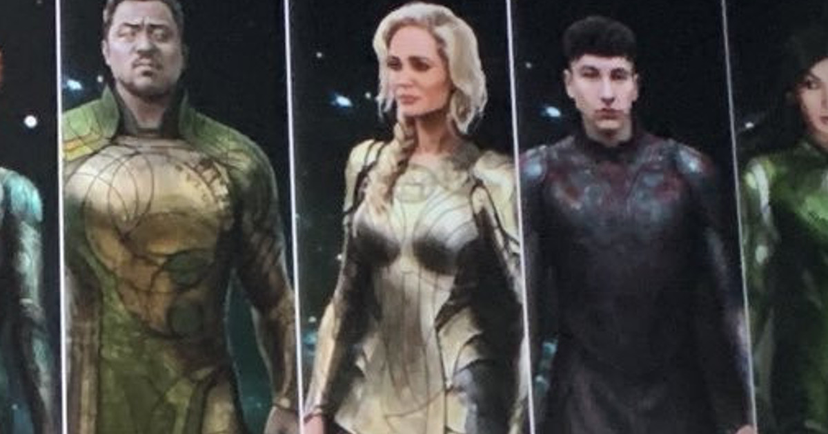 Eternals Offers First Look At Angelina Jolie In Costume With Leaked Images