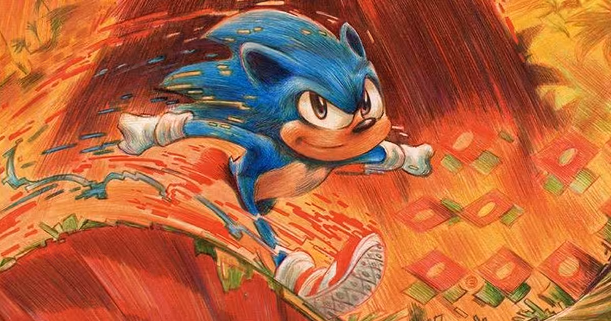 Sonic The Hedgehog Zooms By For CCXP Poster