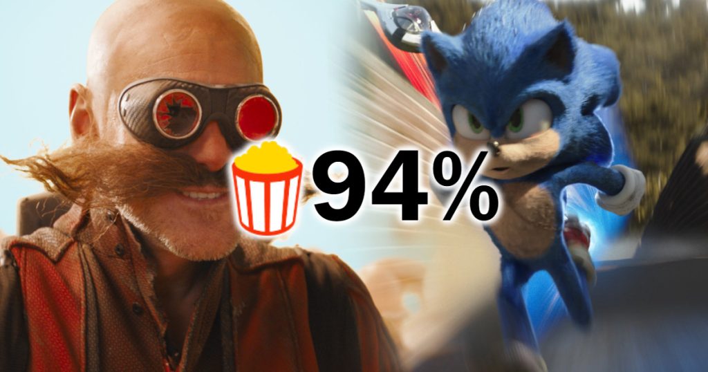 Rotten Tomatoes on X: #SonicMovie2 has an Audience Score of 97