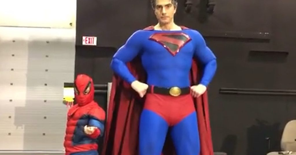 brandon-routh-superman-spider-man