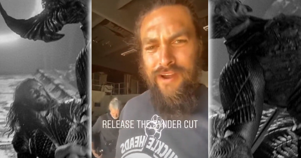 Jason Momoa Teases Snyder Cut Release