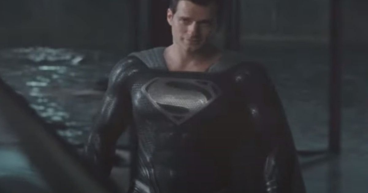 Henry Cavill Returns In Black Superman Suit For Snyder Cut Clip