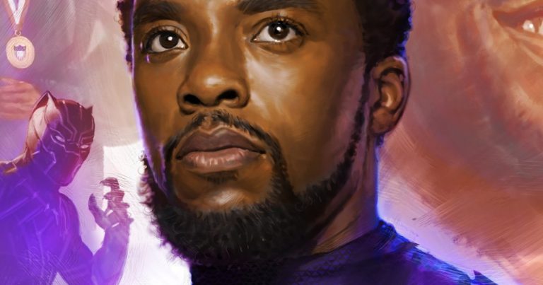 black-panther-chadwick-boseman-marvel-art