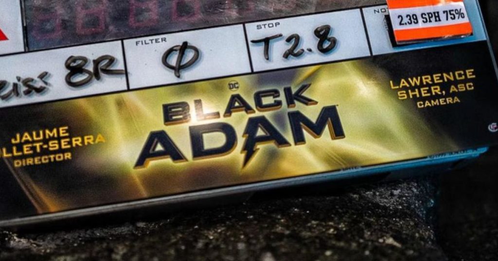 black-adam-filming-dwayne-johnson-president