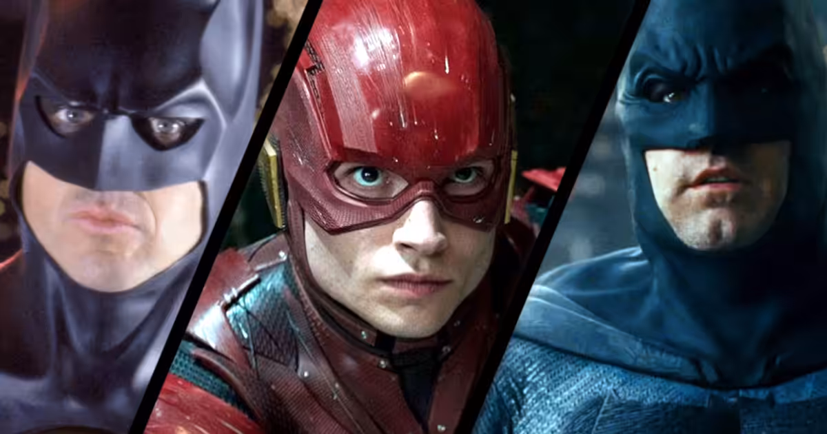 The Flash: Michael Keaton, Ben Affleck, Ezra Miller Teased