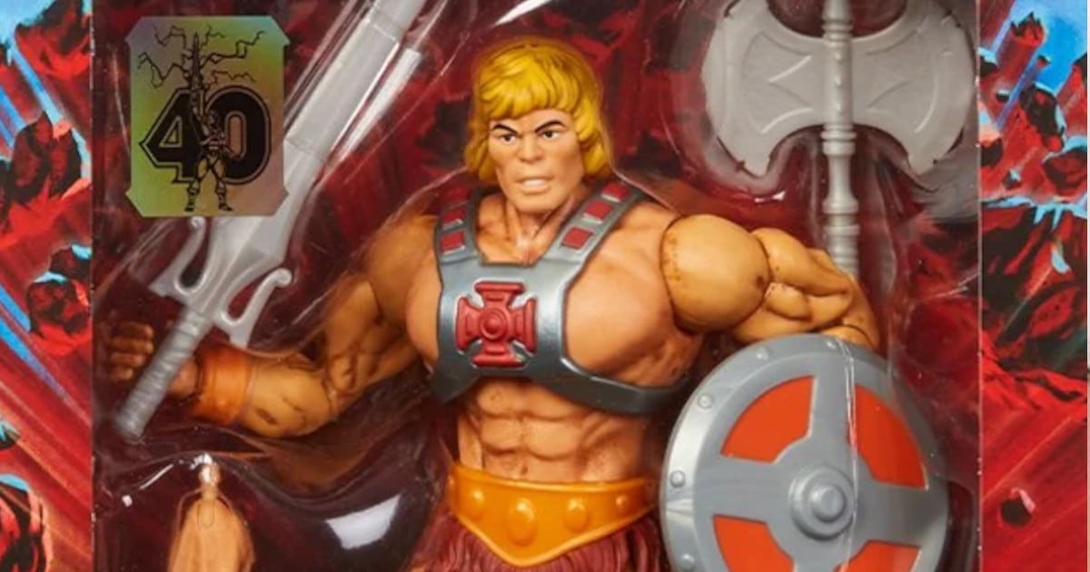 He-Man Gets A 40th Anniversary Masters of the Universe Figure From Mattel