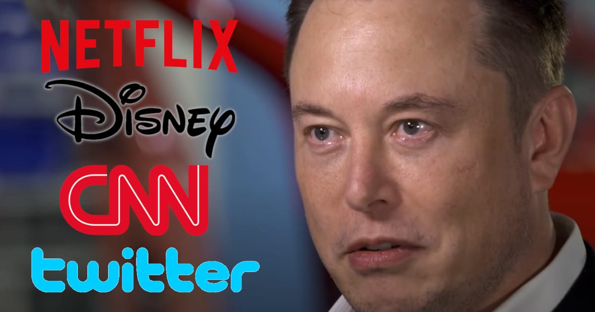 Woke Media Takes A Beating: Netflix, Disney, Twitter, CNN; Elon Musk Responds