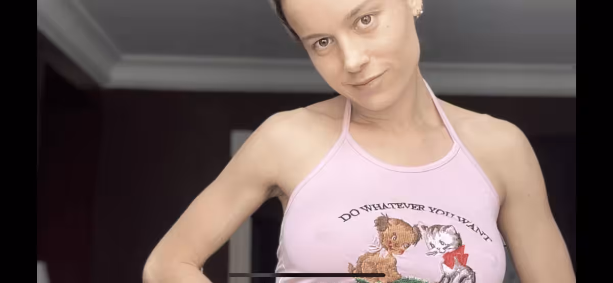 Brie Larson Shows Off Space Buns