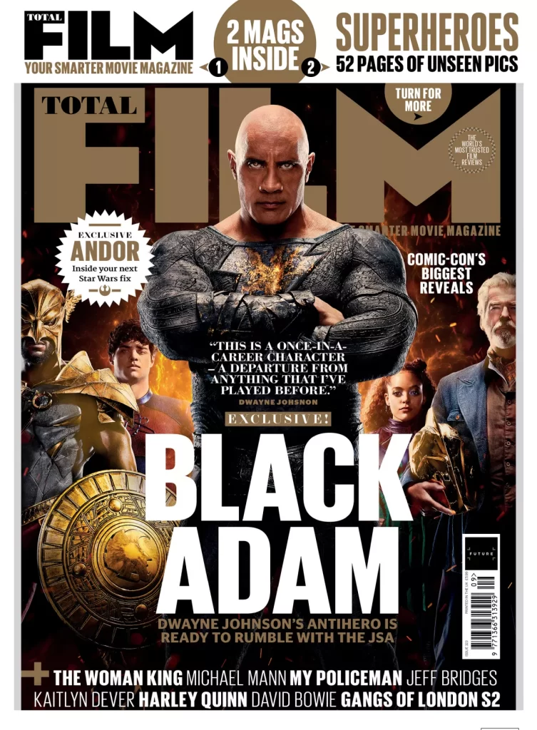 Black Adam Total Film Magazine Dwayne Johnson cover