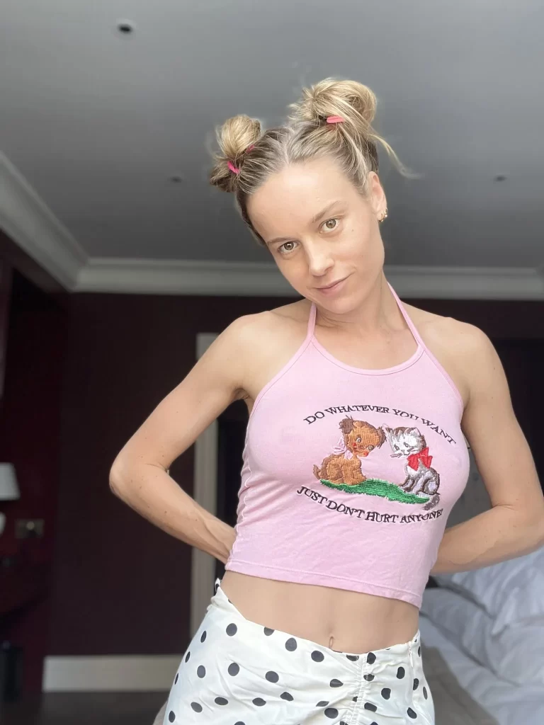 Brie Larson Space Buns