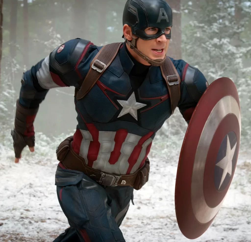 Chris Evans as Captain America