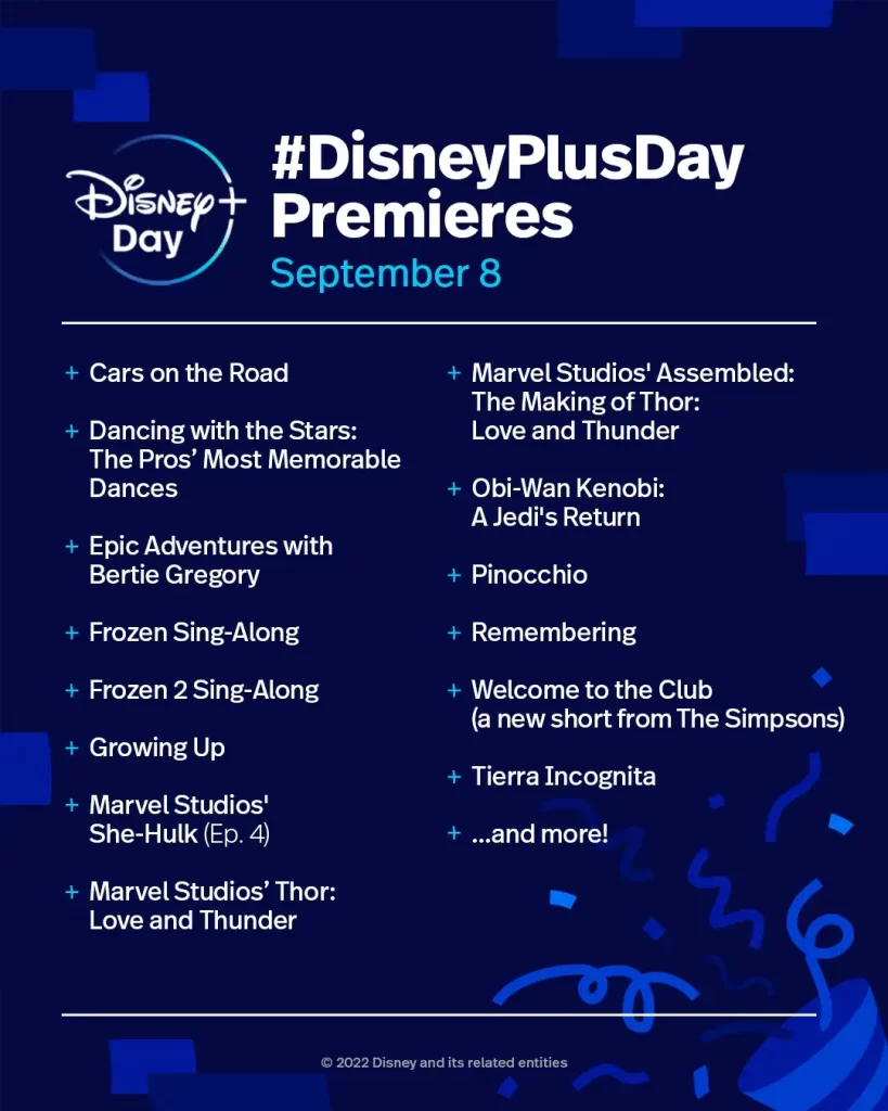 disney plus day sept 8