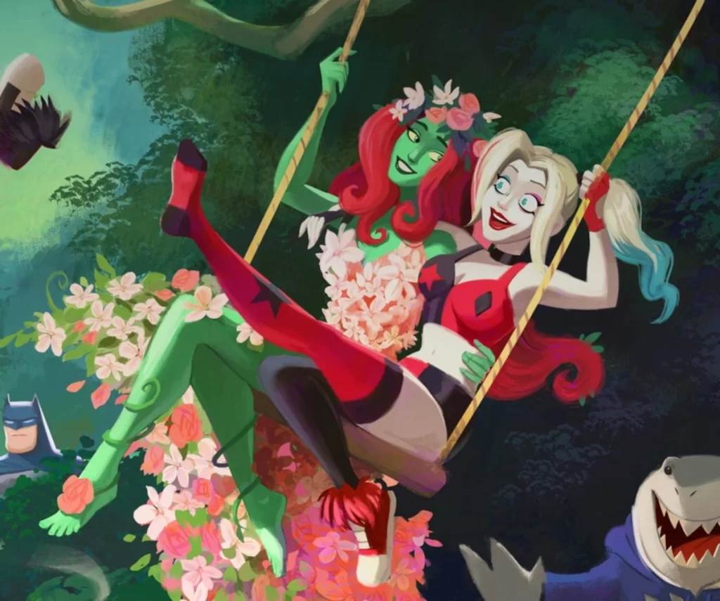 Poison Ivy and Harley Quinn