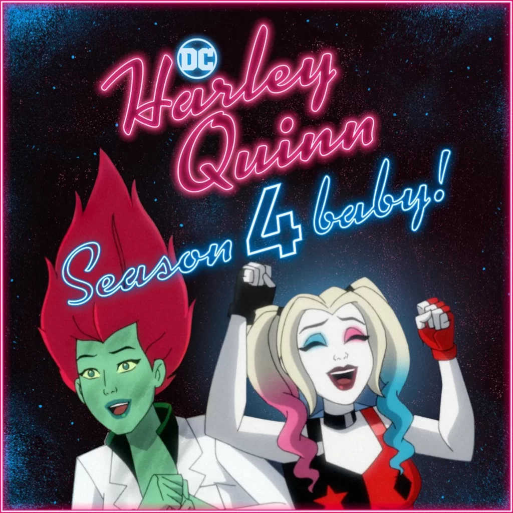Harley Quinn Season 4 renewal poster