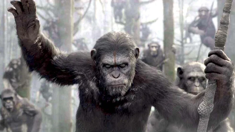 Andy Serkis as Caeser in Dawn of the Planet of the Apes