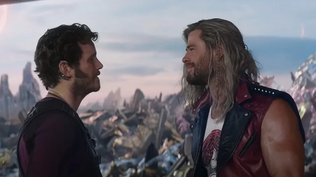 Thor: Love and Thunder: Chris Pratt and Chris Hemsworth 