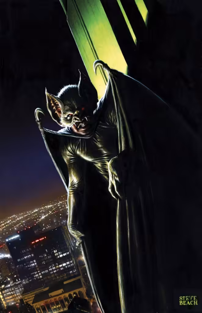 Batman variant cover, Tales From Earth-6: A Celebration of Stan Lee. Art by Steve Beach