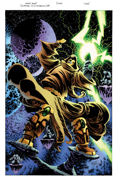 The Sandman variant cover, Tales From Earth-6: A Celebration of Stan Lee. Art by Kelley Jones