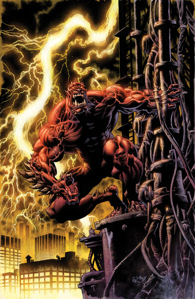Shazam! variant cover, Tales From Earth-6: A Stan Lee Celebration. Art by Kyle Hotz