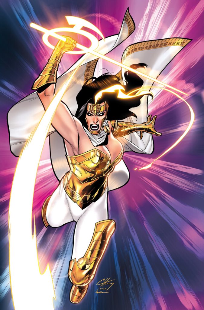 Wonder Woman variant cover, Tales From Earth-6: A Celebration of Stan Lee. Art by Clayton Henry