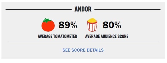 Andor Rotten Tomatoes