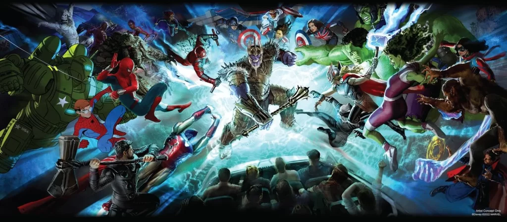 Avengers Campus King Thanos Concept Art