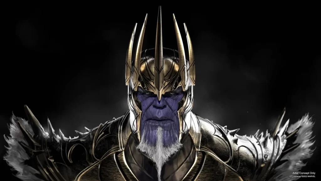 Avengers Campus King Thanos Concept Art