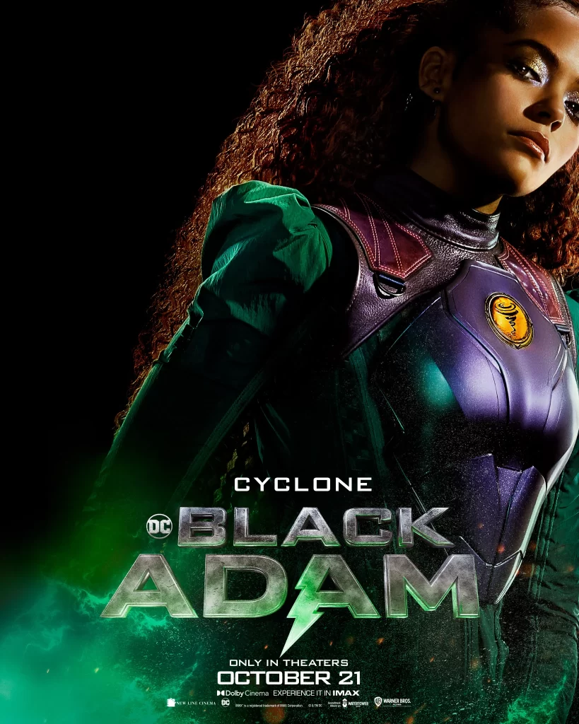 Cyclone Quintessa Swindell ‘Black Adam’ Poster