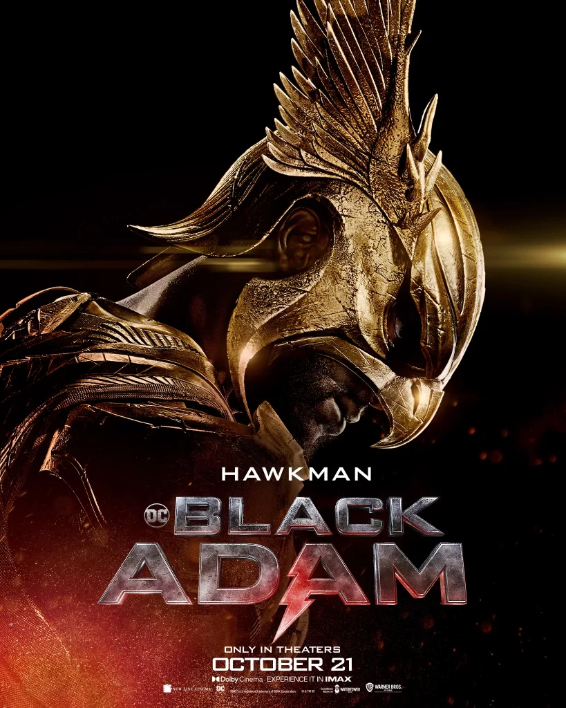 Black Adam Aldis Hodge Hawkman poster