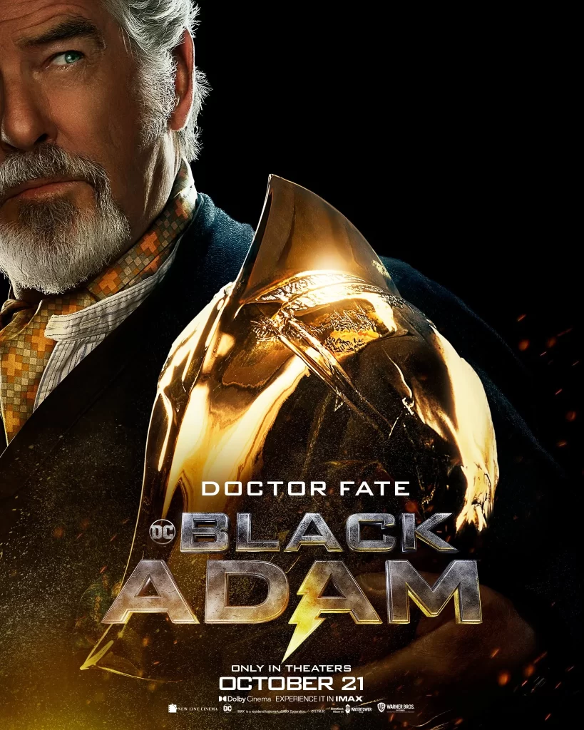 Doctor Fate Pierce Brosnan Black Adam Poster