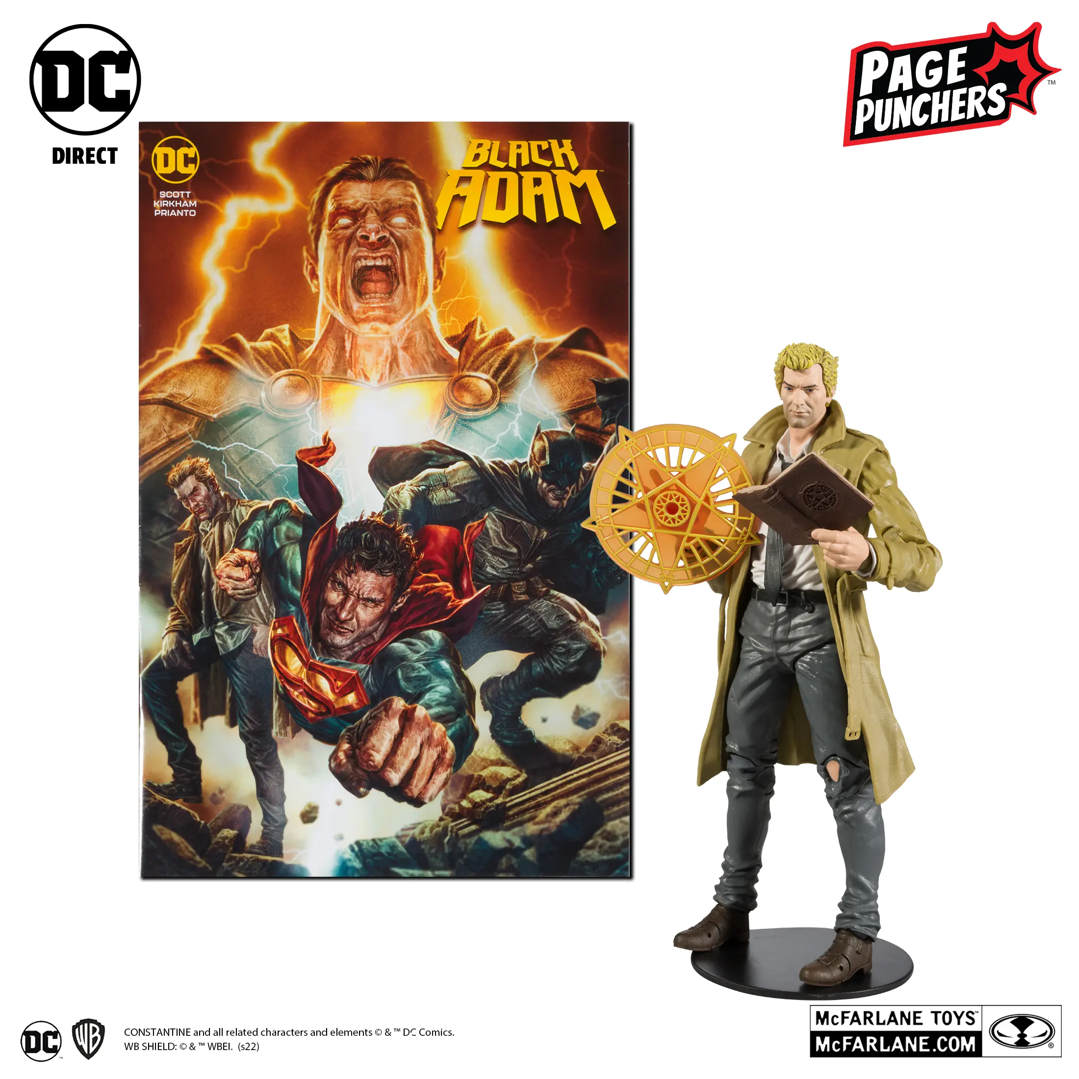 Aquaman Page Punchers Wave 3 7-Inch Scale Action Figure With Comic Case of 6