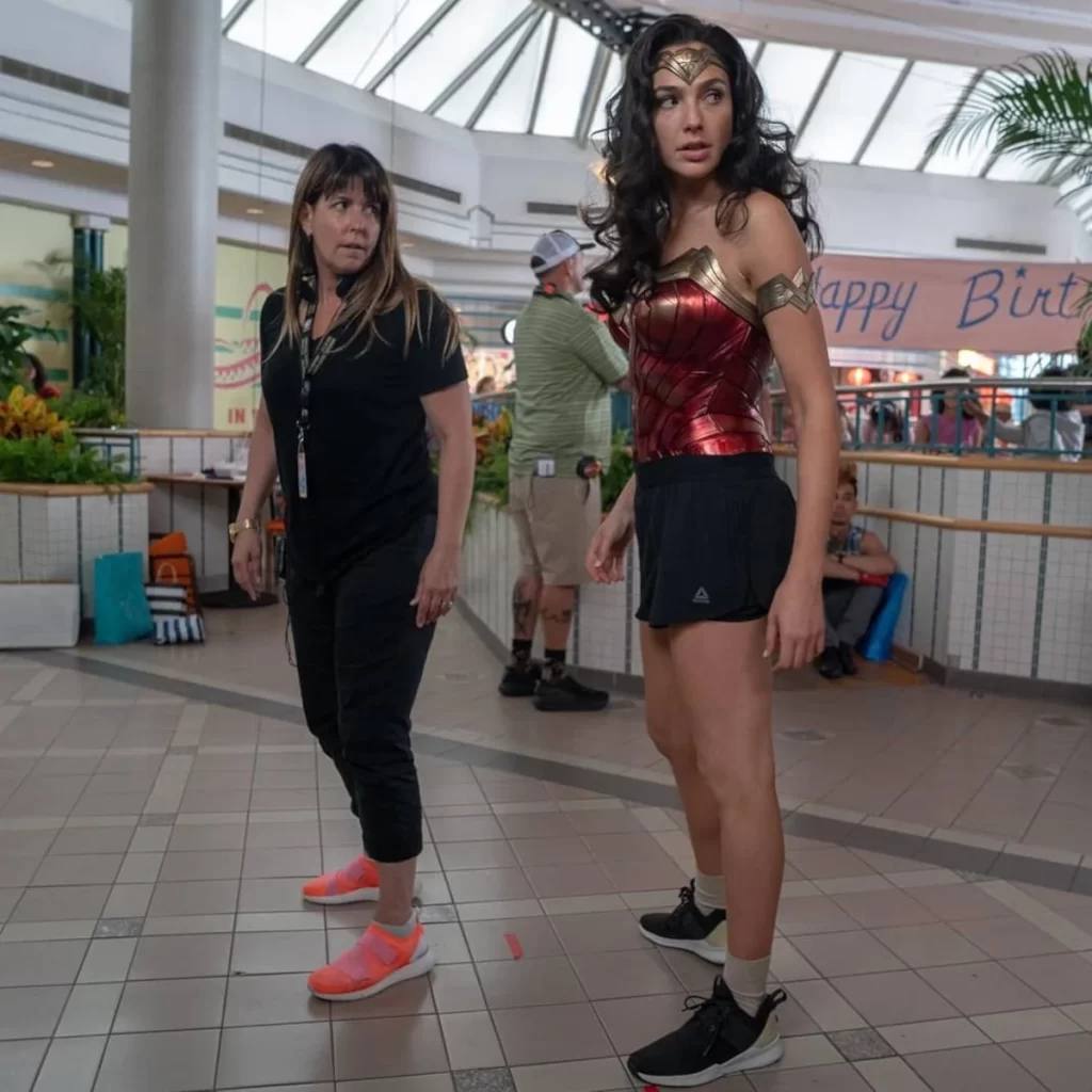 Patty Jenkins and Gal Gadot in Wonder Woman 1984