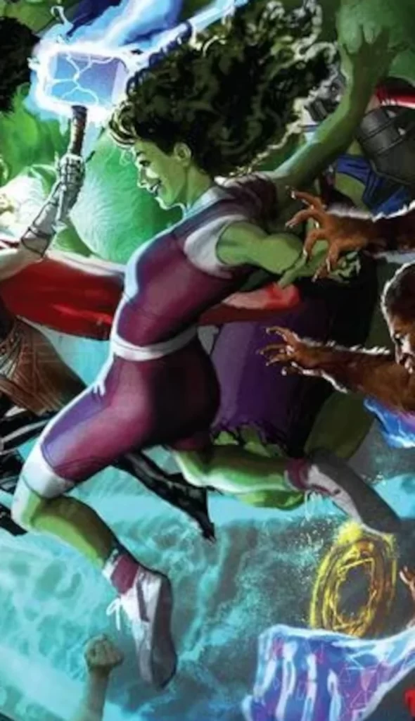 Avengers Campus concept art: She-Hulk