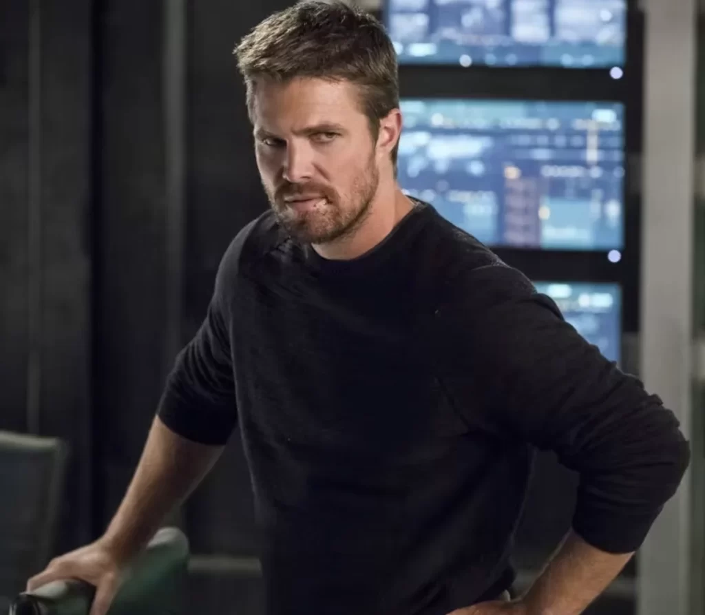 Stephen Amell as Oliver Queen in Arrow