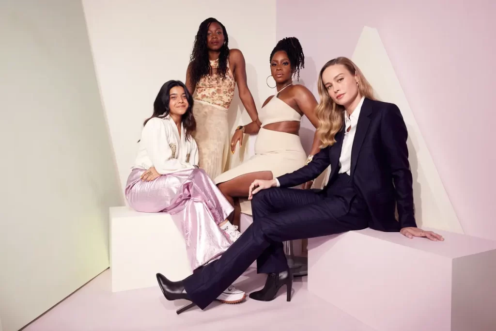 Brie Larson Teyonah Parris Iman Vellani Nia DaCosta The Marvels