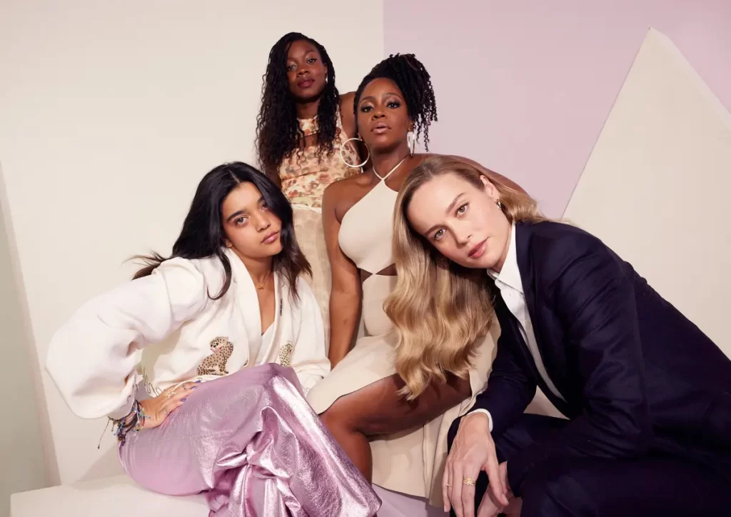 Brie Larson Teyonah Parris Iman Vellani Nia DaCosta The Marvels