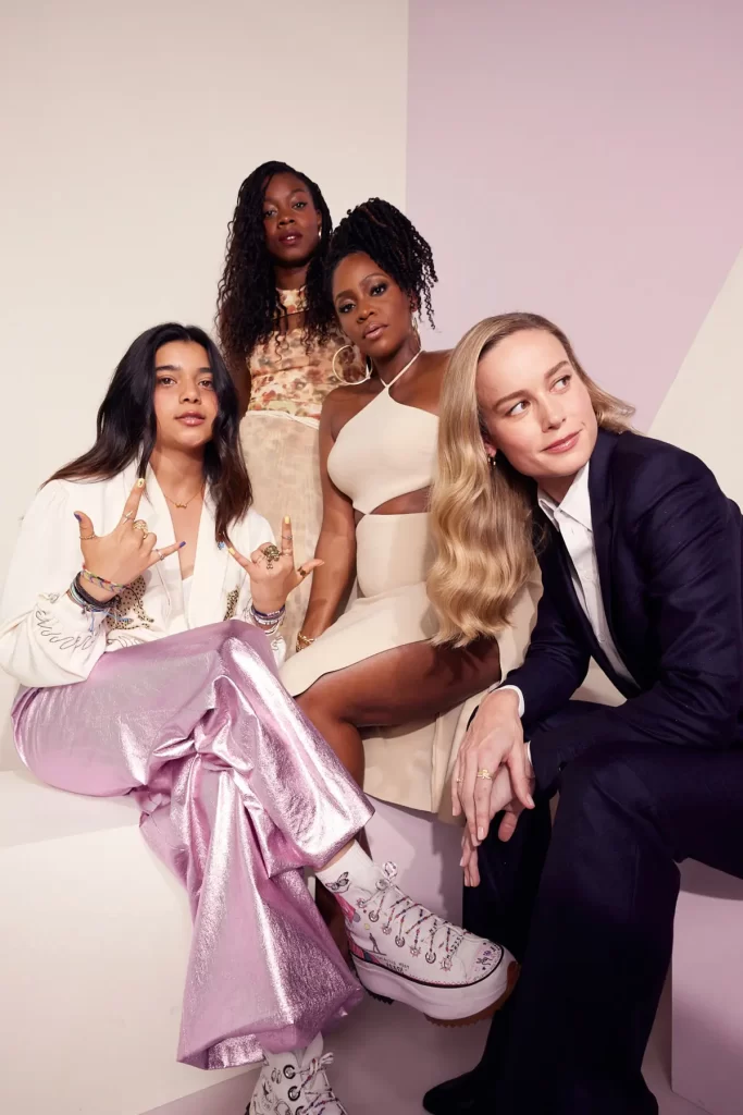 Brie Larson Teyonah Parris Iman Vellani Nia DaCosta The Marvels