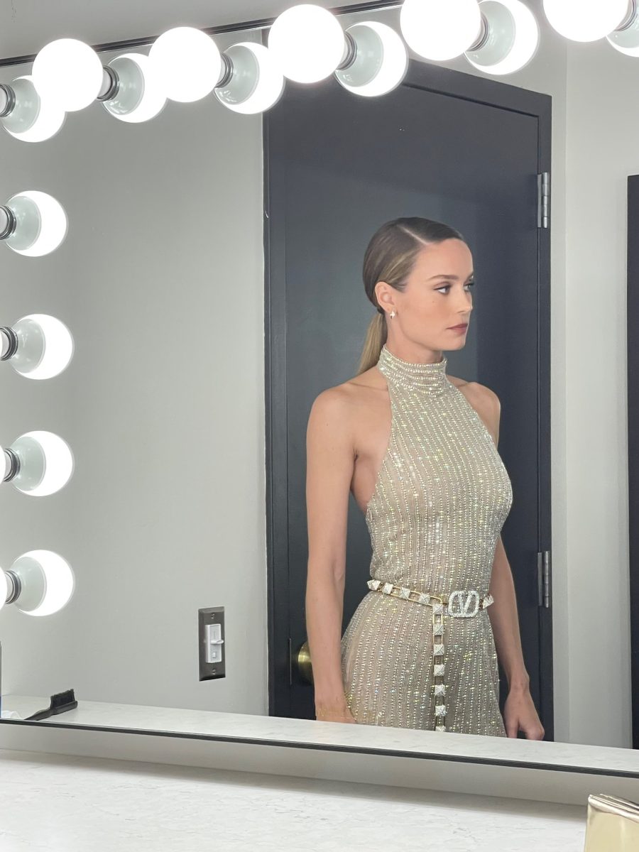 Brie Larson thinking about tacos