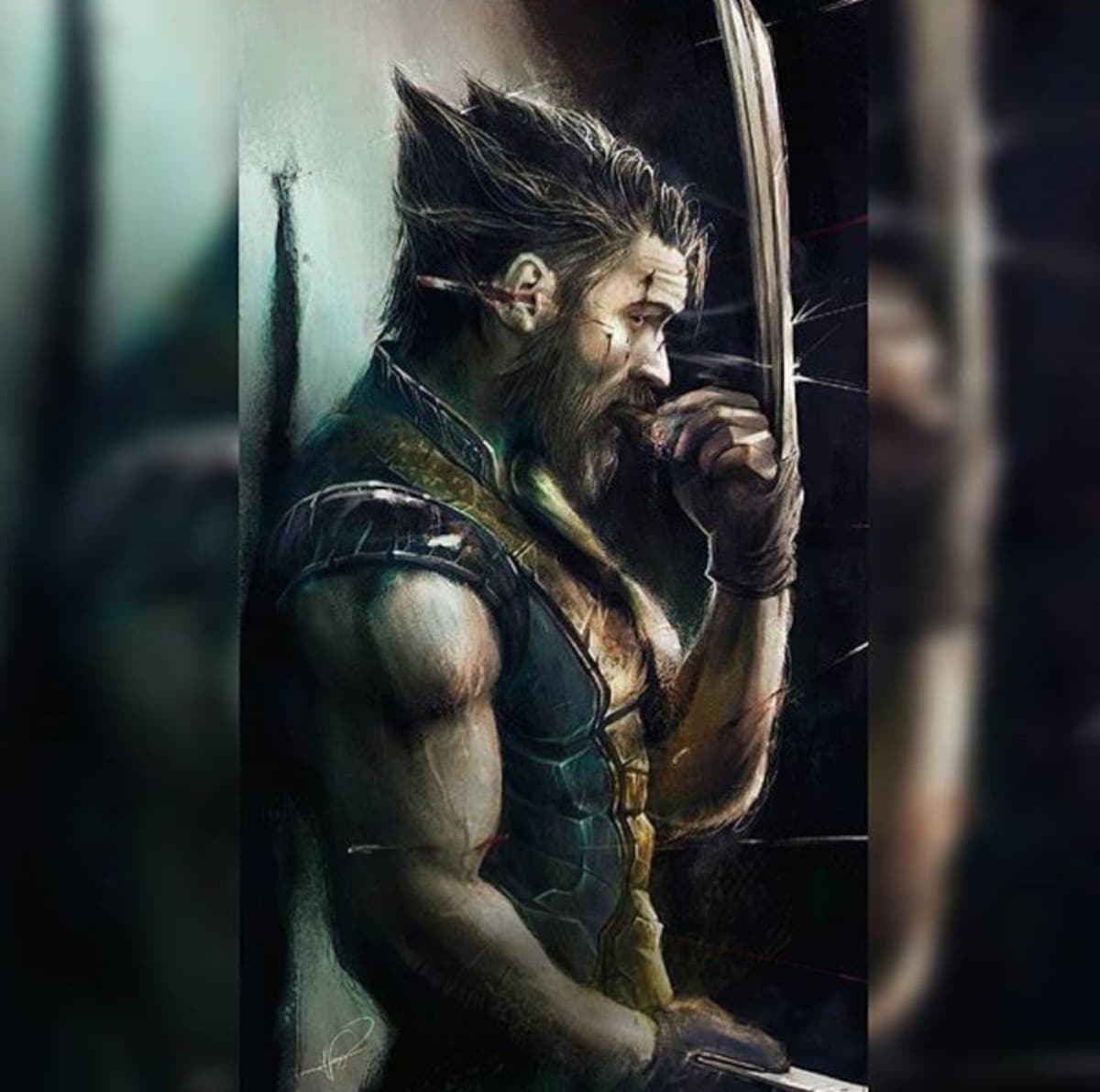 Daniel Radcliffe Wolverine Fan Art