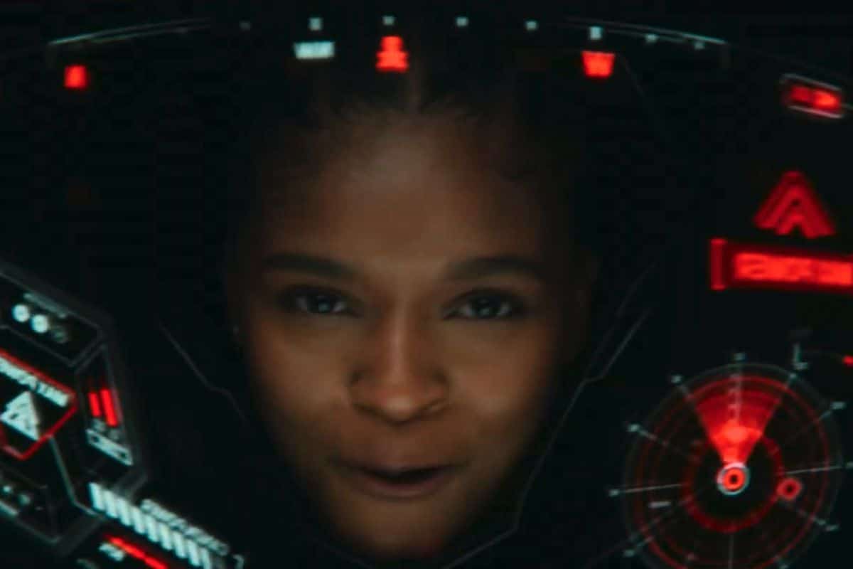 Dominique Thorne as Riri Williams, aka Ironheart, in Black Panther: Wakanda Forever