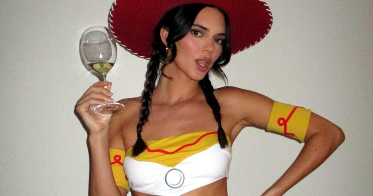 Kendall Jenner Suits Up As Sexy Jessie From Toy Story For Halloween