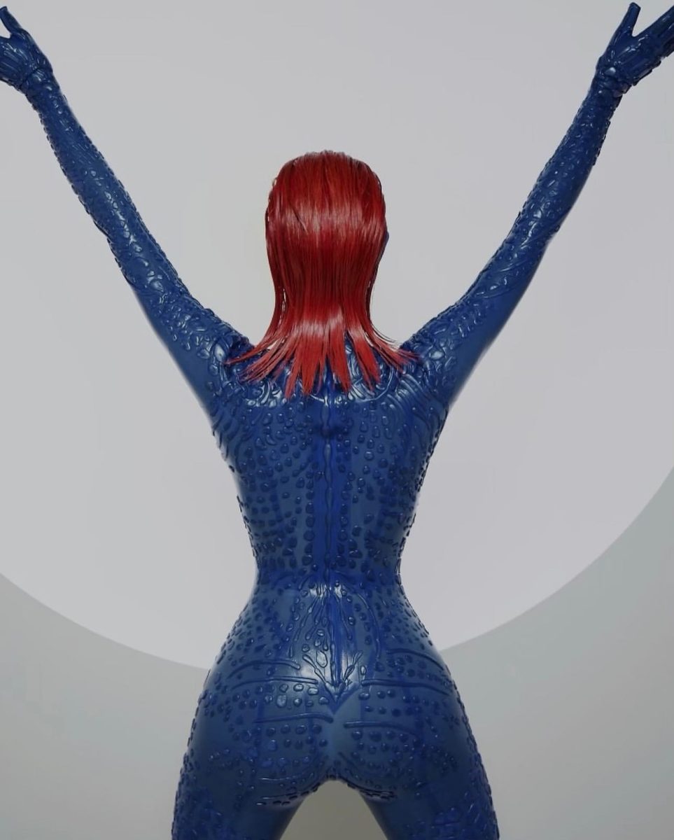 Kim Kardashian as Mystique