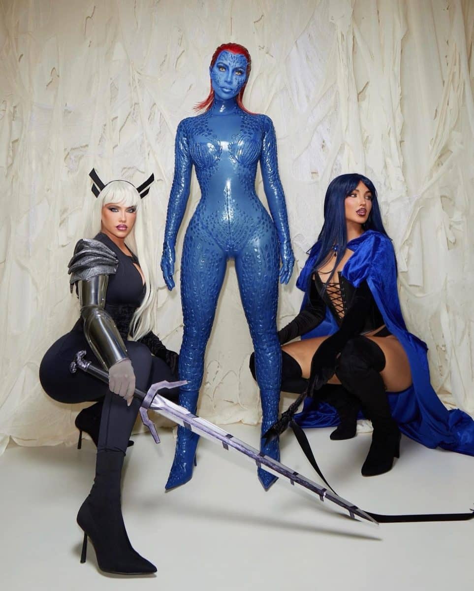 X-Men: Kim Kardashian as Mystique, Olivia Pierson as Magik, Natalie Halcroas Selene
