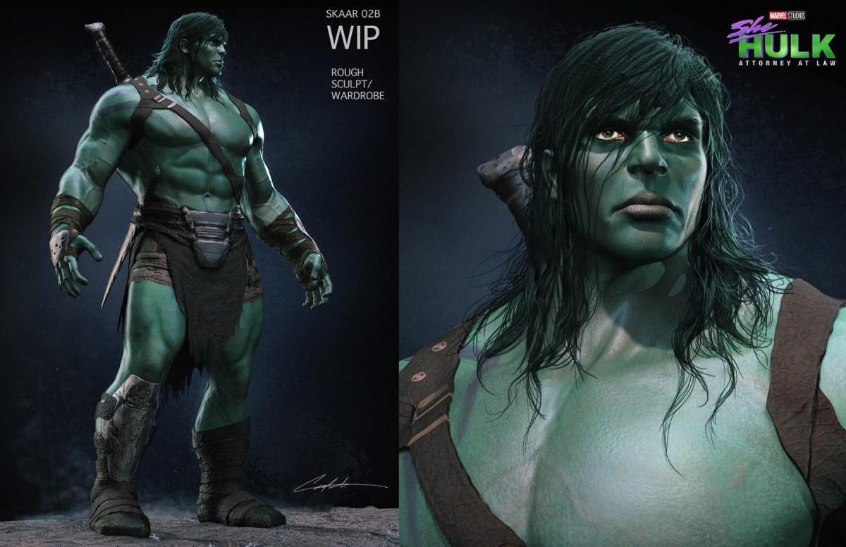 Marvel Skaar Concept Art She-Hulk