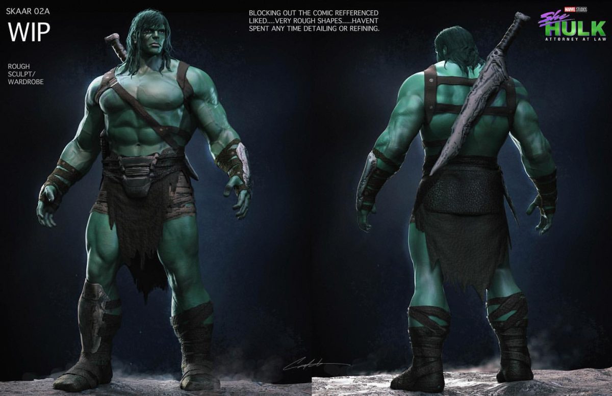 Marvel Skaar Concept Art She-Hulk