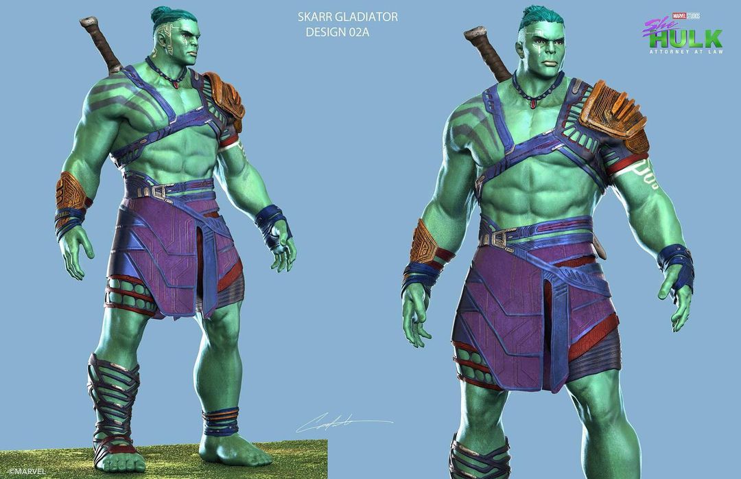 Marvel Skaar Concept Art She-Hulk