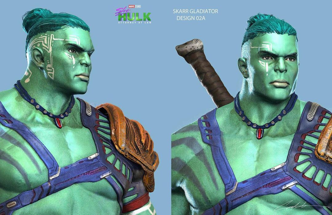 Marvel Skaar Concept Art She-Hulk